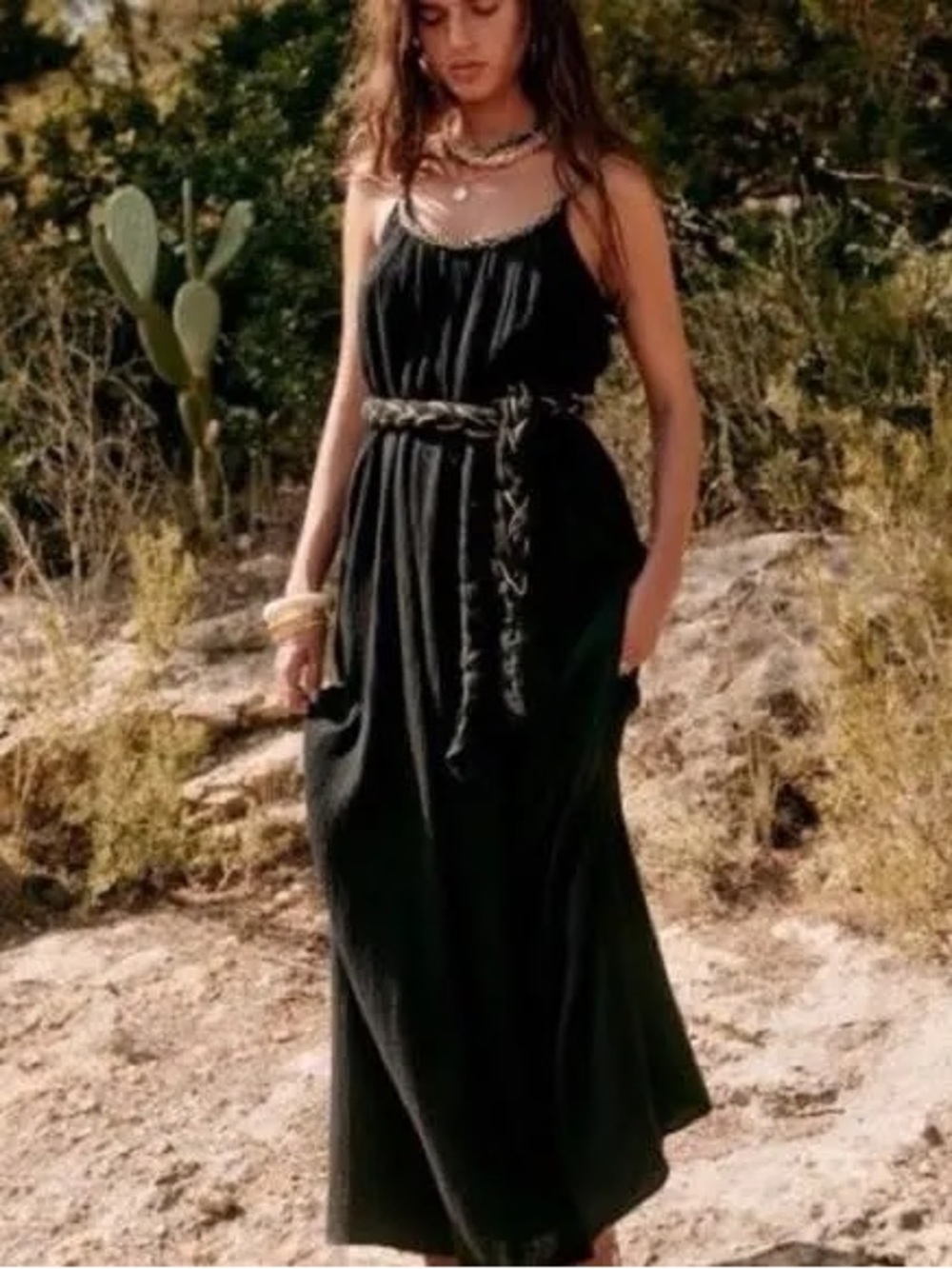 Sezane Sacha Dress with belt